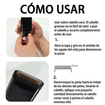 Nivara ColorBrush™ Peine Cubrecanas Express