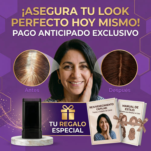 Nivara ColorBrush™ Peine Cubrecanas Express